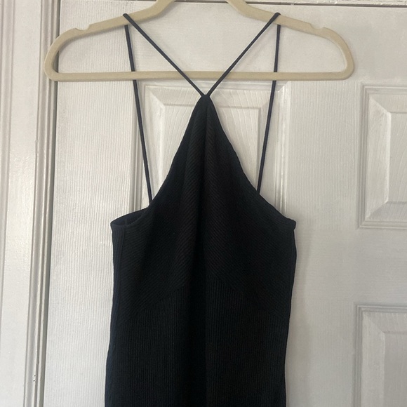 Zara fitted black midi dress - Picture 3 of 9